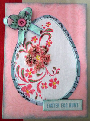 Easter egg hunt card