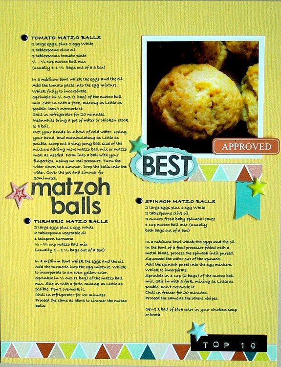 BEST MATZOH BALLS