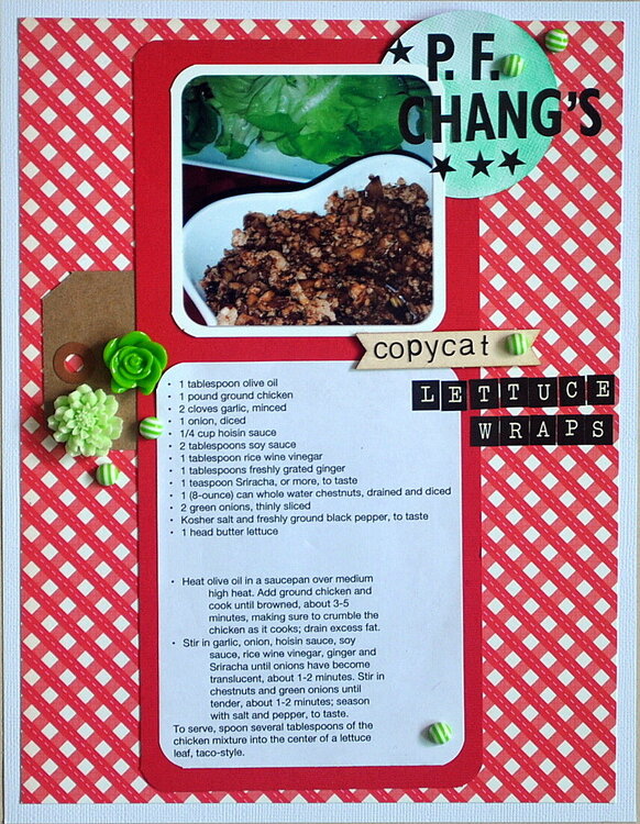 P.F. Chang&#039;s Lettuce Wraps Copycat