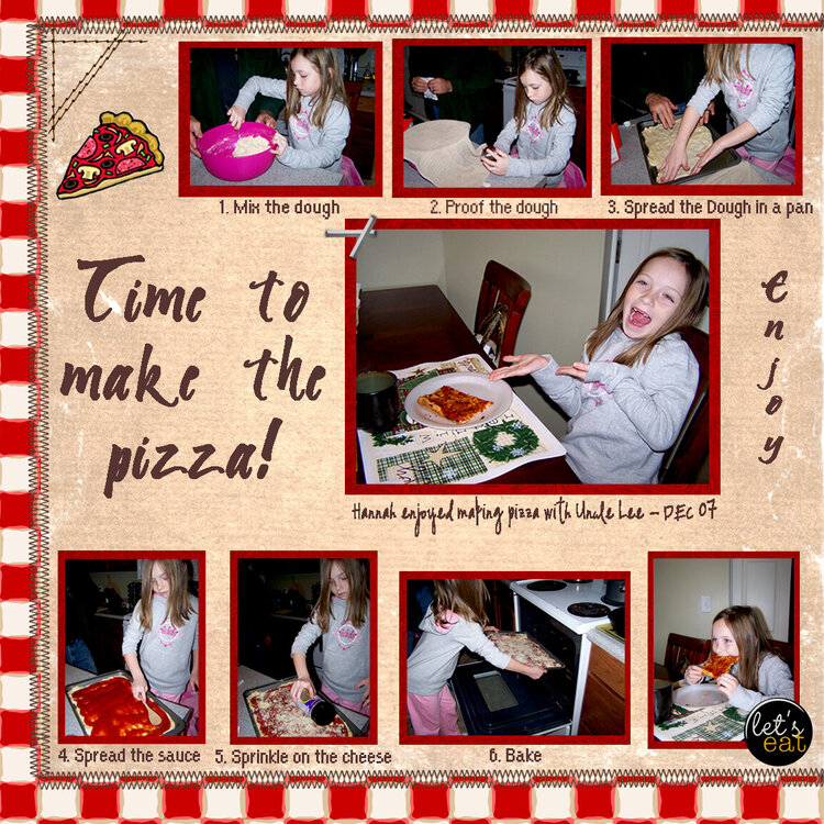 Time to Make the pizza ~ Multi pic ~Every Child should Challenge
