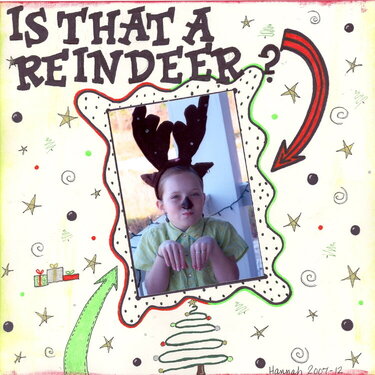 Is That A Reindeer?&gt;Dec Doodle challenge