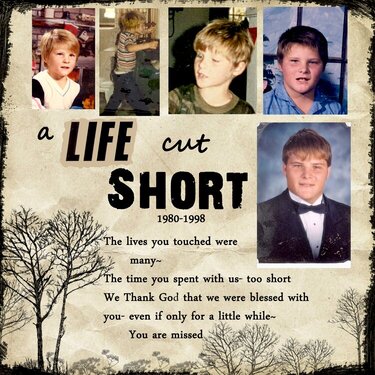 A Life cut Short