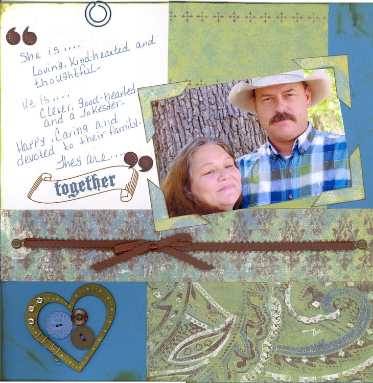 Together~ABC embellish and~Dress it up challenge