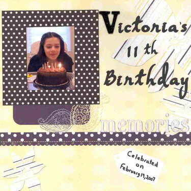Victoria&#039;s 11th Birthday