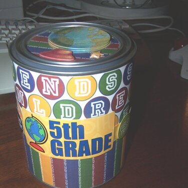 Altered Paint can - Teacher