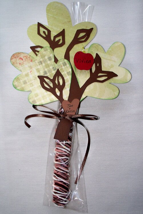 Baby shower favor-family tree