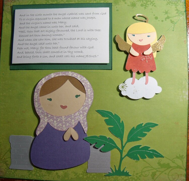 Page 2 of Nativity Story Book