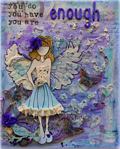 (You are) Enough Canvas **Swirlydoos July kit-Celestial Summer**