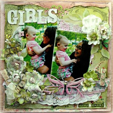 My Girls  **ScrapThat! March Kit DT work**