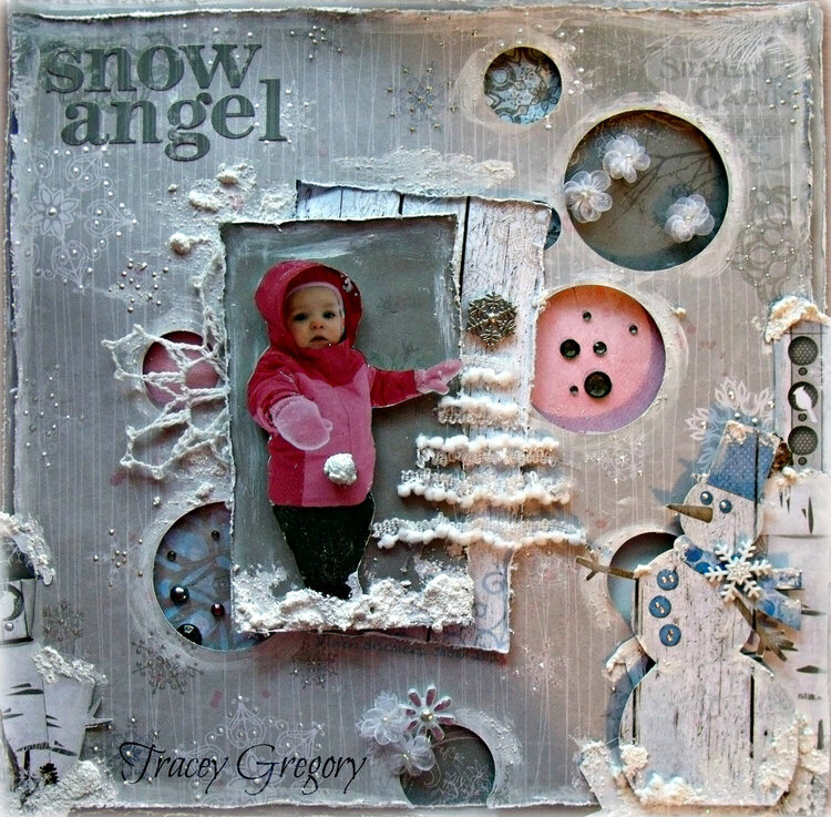 Snow Angel **ScrapThat! January kit