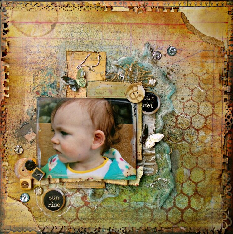 Sunrise &amp; Sunset  **ScrapThat! June Kit**