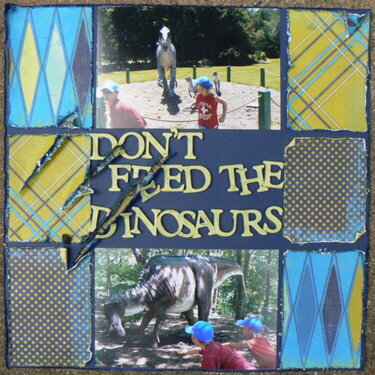 Don&#039;t feed the dinosaurs