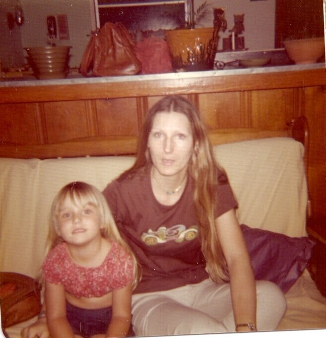 My momma and I circa 1976-77