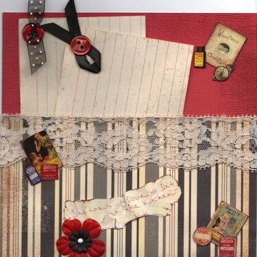 6x6 completed page swap-red/recipe-sorry no apples