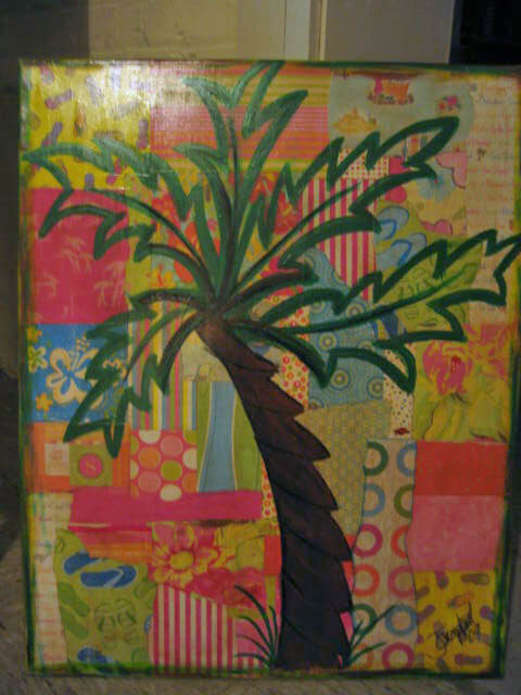 Palm Tree Collage