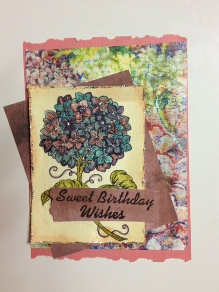 WSW13 Flower challenge card