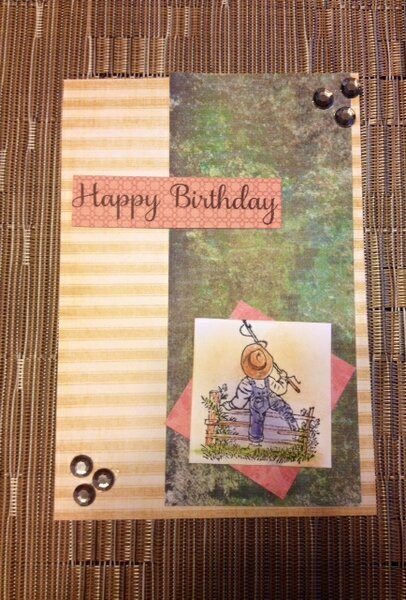 Happy Birthday twinchie card