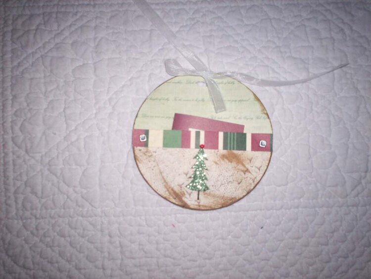 Christmas tags with a pocket