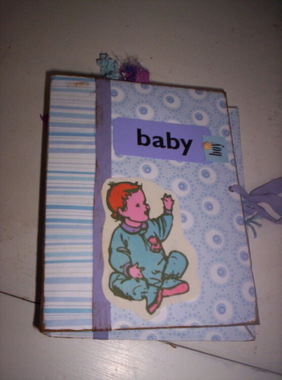 Baby boy Brownie box book
