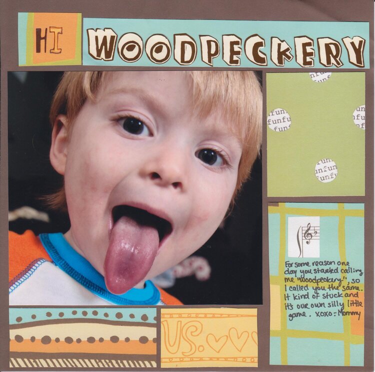 Hi Woodpeckery