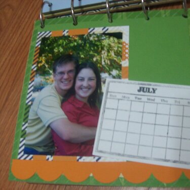 Desk Calendar (July)