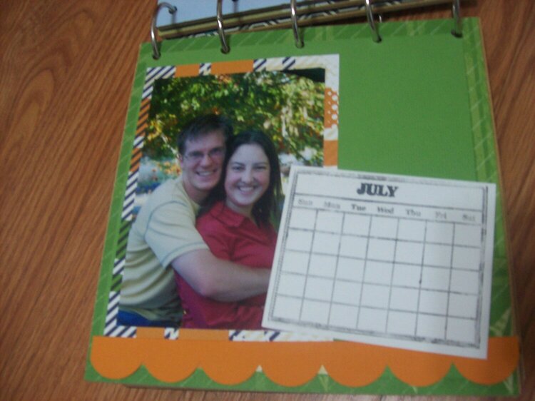 Desk Calendar (July)