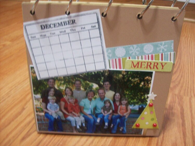 Desk Calendar (December)
