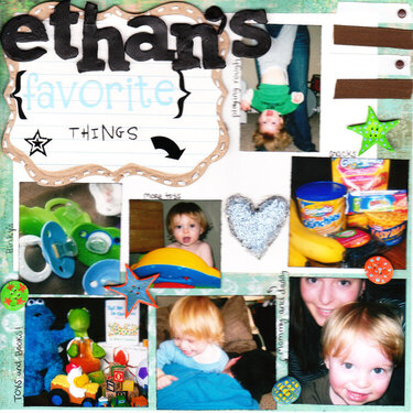 Ethan&#039;s {favorite} things