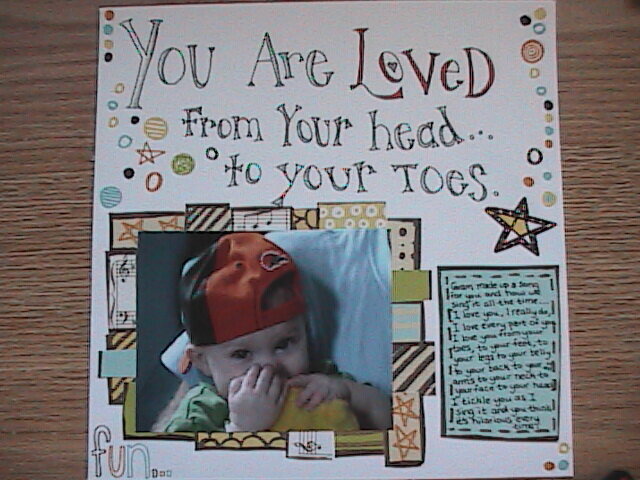 You are Loved from your head...to your toes.