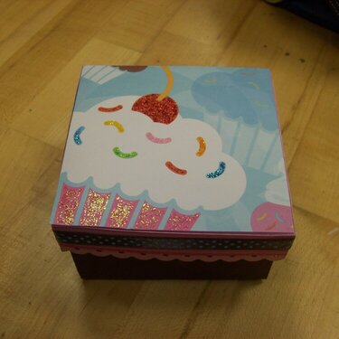 Cupcake Pal Altered Box