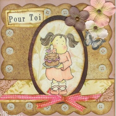 Carte &quot;Pour toi&quot;