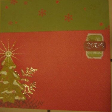 2009 Christmas Card holder