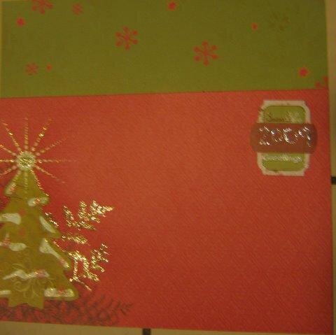 2009 Christmas Card holder