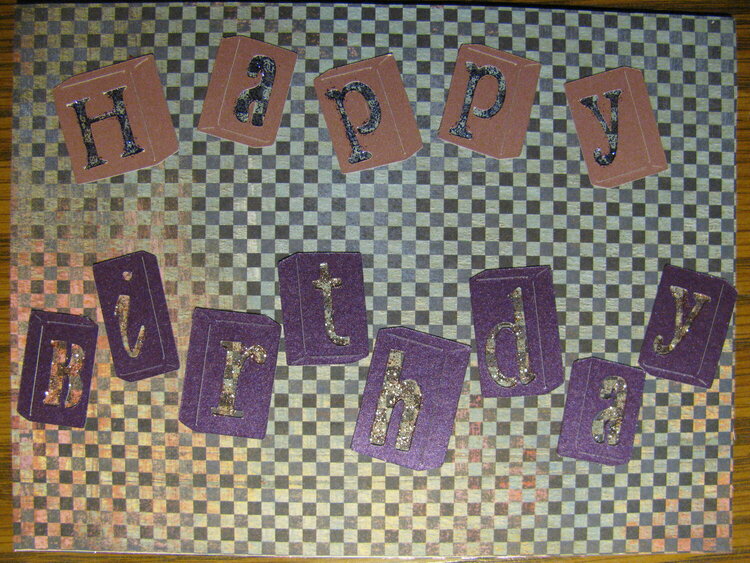 Barb&#039;s card, front
