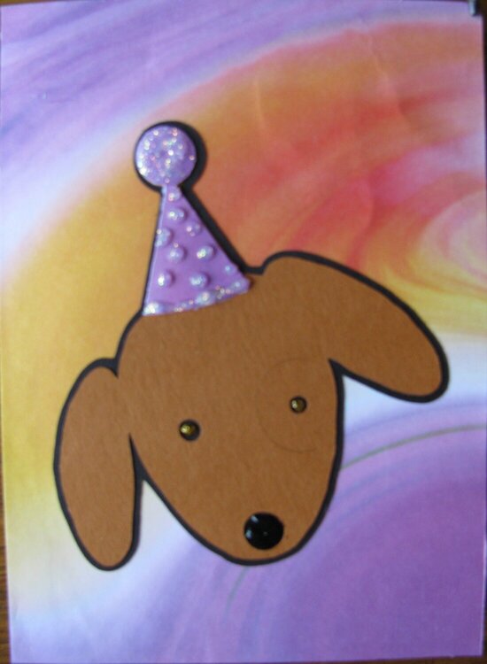 Dog card