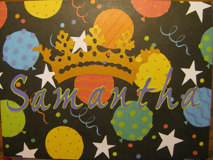 Samatha&#039;s card