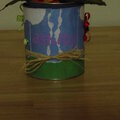ashley's flower altered paint can