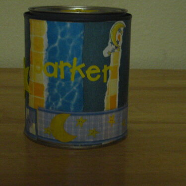 Parker&#039;s &quot;good night&quot; paint can