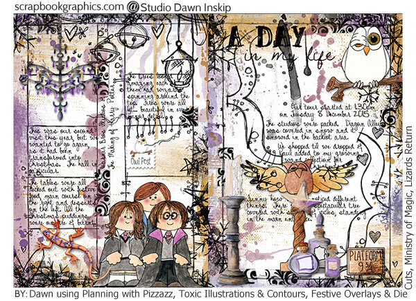 Planner Dbl Page - The Making of Harry Potter