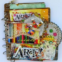 Art cardboard book