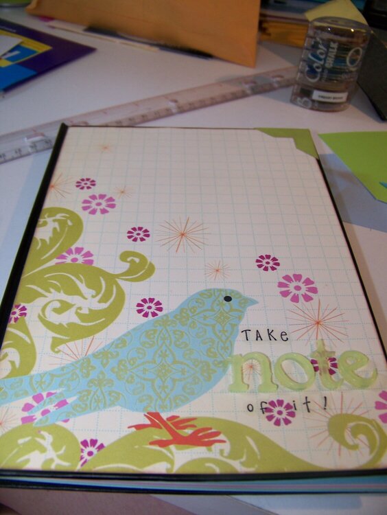 Take Note of it! ~ my first altered notebook