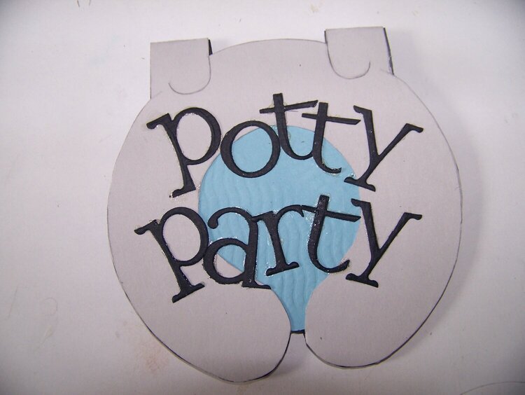 Potty party invitation