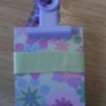 Mini-Tag/Clipboard embellishment