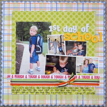 1st day of school (boy version)