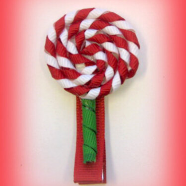 Lollipop hair clip