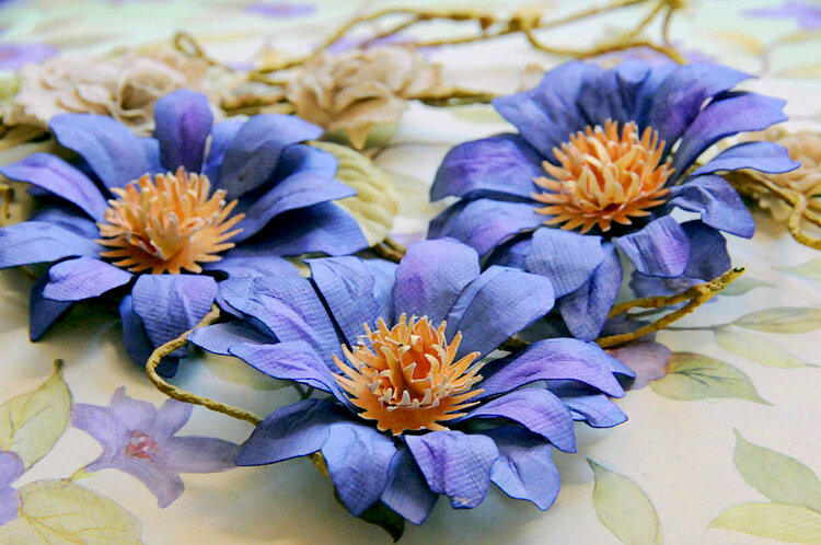 Purple Passion Flower Tutorial ***SWIRLYDOOS***