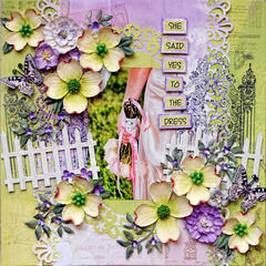 She Said Yes To The Dress*** Scraps Of Elegance April Guest Designer***
