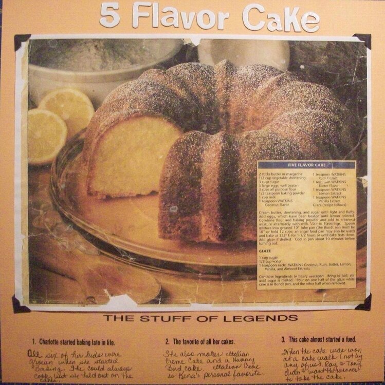 5 Flavor Cake