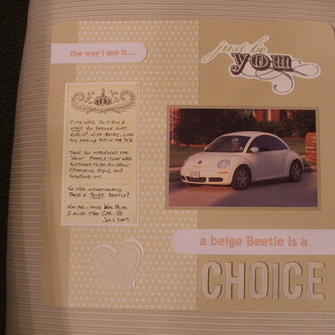 A beige Beetle is a choice