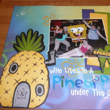 Who lives in a pineapple under the sea?